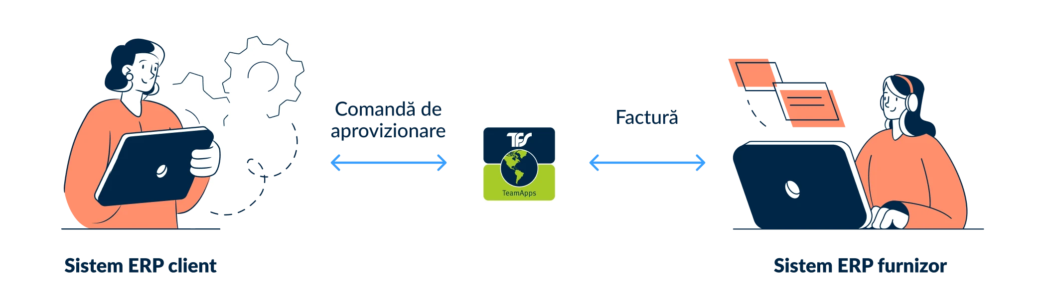 Sistem ERP Furnizor - Sistem ERP Client